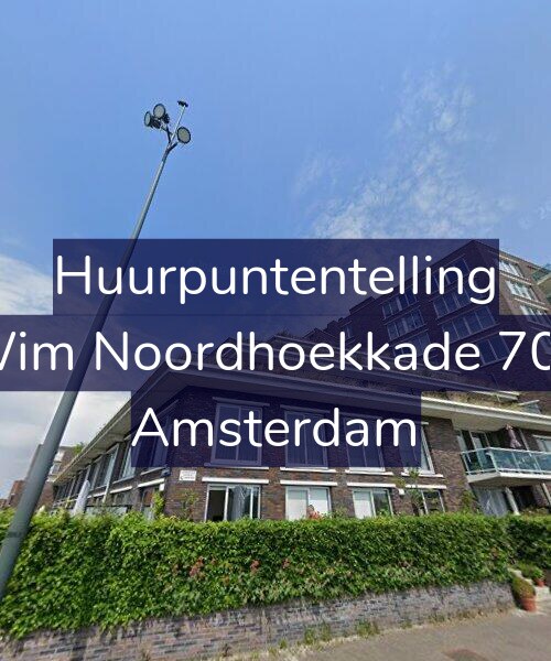 Foto gevel Huurpuntentelling voor Wim Noordhoekkade 700, Amsterdam