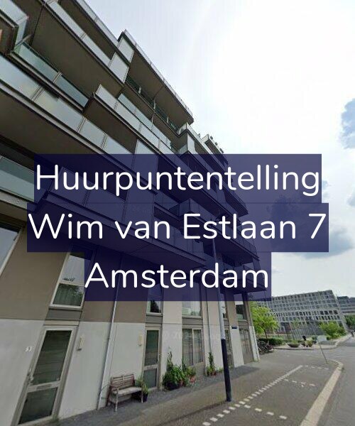 Foto gevel Huurpuntentelling voor Wim van Estlaan 7, Amsterdam