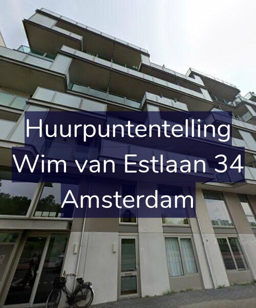 Foto gevel Huurpuntentelling voor Wim van Estlaan 34, Amsterdam