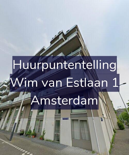 Foto gevel Huurpuntentelling voor Wim van Estlaan 1, Amsterdam