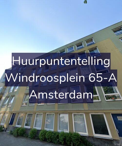 Foto gevel Huurpuntentelling voor Windroosplein 65-A, Amsterdam