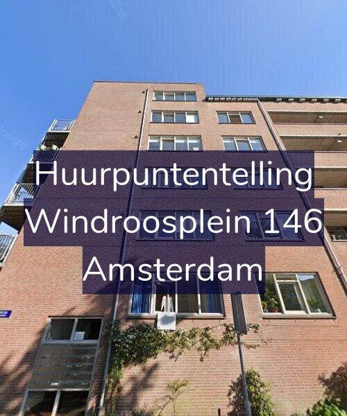 Foto gevel Huurpuntentelling voor Windroosplein 146, Amsterdam