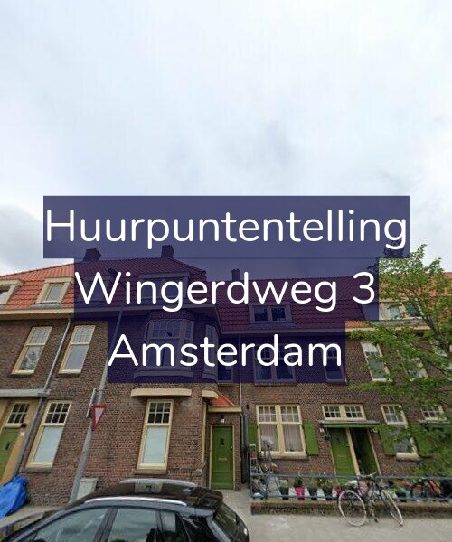 Foto gevel Huurpuntentelling voor Wingerdweg 3, Amsterdam