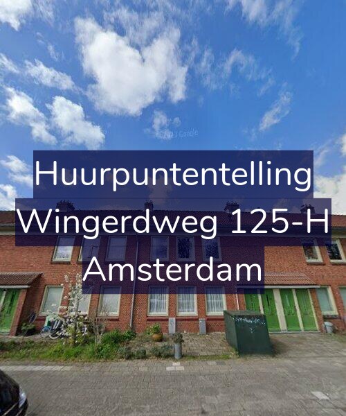 Foto gevel Huurpuntentelling voor Wingerdweg 125-H, Amsterdam