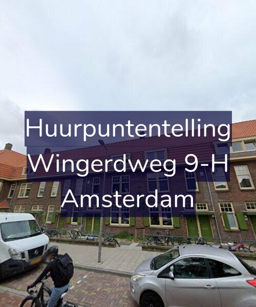 Foto gevel Huurpuntentelling voor Wingerdweg 9-H, Amsterdam