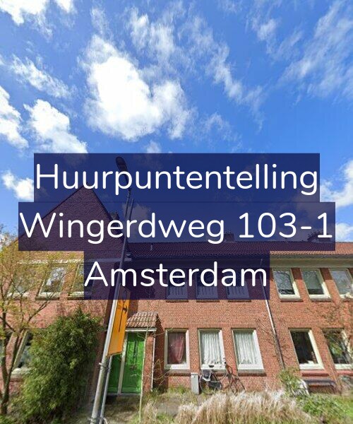 Foto gevel Huurpuntentelling voor Wingerdweg 103-1, Amsterdam