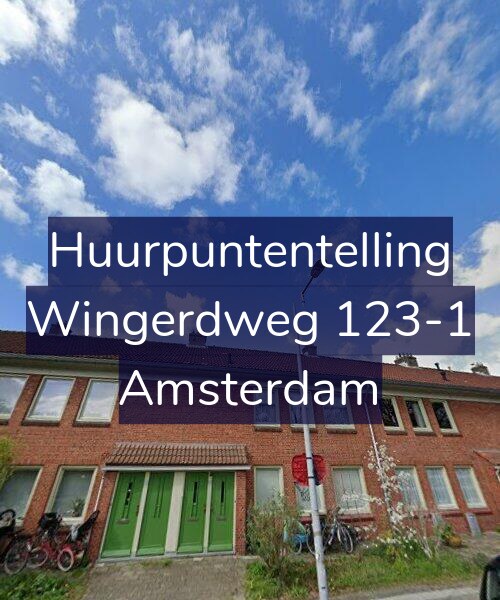 Foto gevel Huurpuntentelling voor Wingerdweg 123-1, Amsterdam