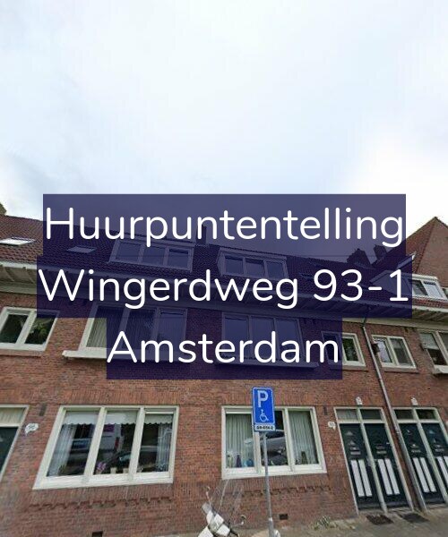 Foto gevel Huurpuntentelling voor Wingerdweg 93-1, Amsterdam