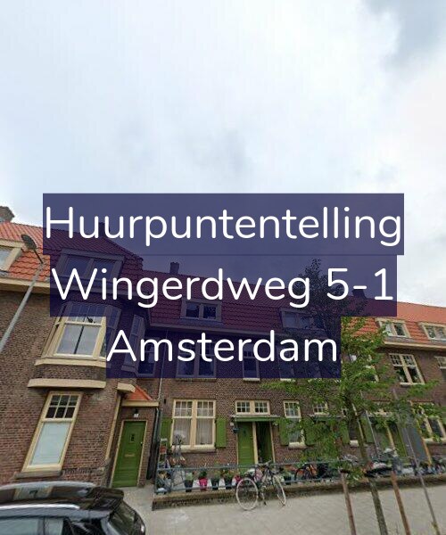 Foto gevel Huurpuntentelling voor Wingerdweg 5-1, Amsterdam