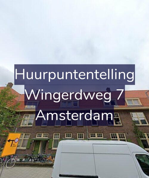 Foto gevel Huurpuntentelling voor Wingerdweg 7, Amsterdam