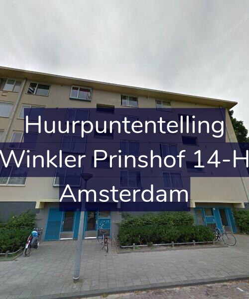 Foto gevel Huurpuntentelling voor Winkler Prinshof 14-H, Amsterdam