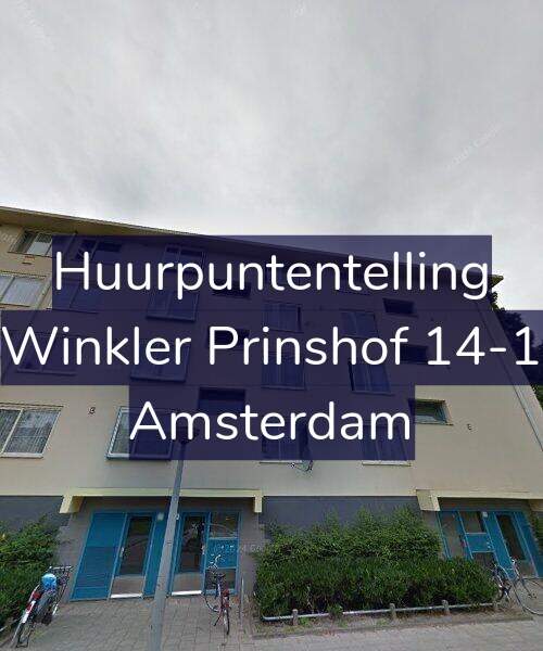 Foto gevel Huurpuntentelling voor Winkler Prinshof 14-1, Amsterdam