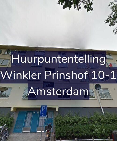 Foto gevel Huurpuntentelling voor Winkler Prinshof 10-1, Amsterdam