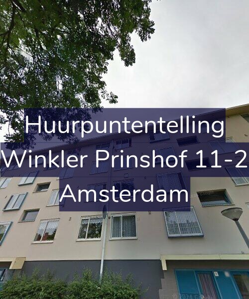 Foto gevel Huurpuntentelling voor Winkler Prinshof 11-2, Amsterdam