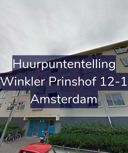 Foto gevel Huurpuntentelling voor Winkler Prinshof 12-1, Amsterdam