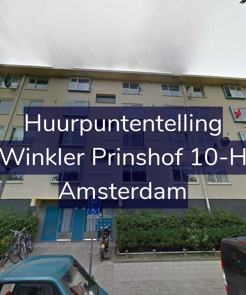 Foto gevel Huurpuntentelling voor Winkler Prinshof 10-H, Amsterdam