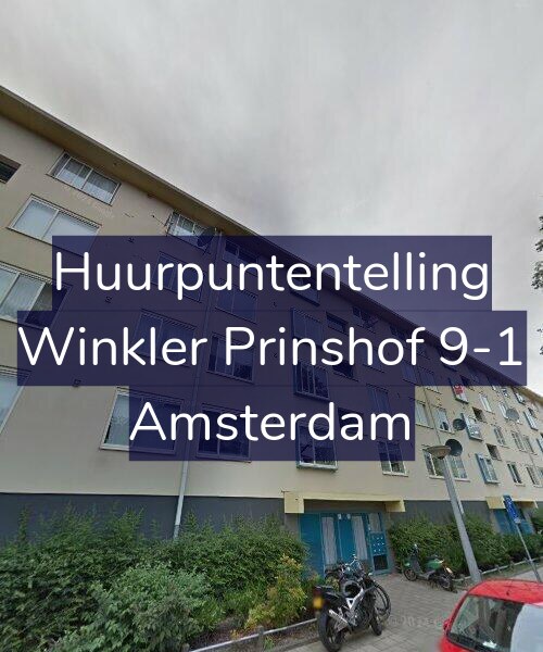 Foto gevel Huurpuntentelling voor Winkler Prinshof 9-1, Amsterdam