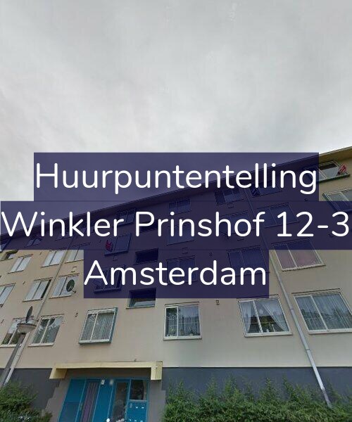 Foto gevel Huurpuntentelling voor Winkler Prinshof 12-3, Amsterdam