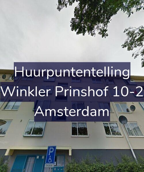 Foto gevel Huurpuntentelling voor Winkler Prinshof 10-2, Amsterdam