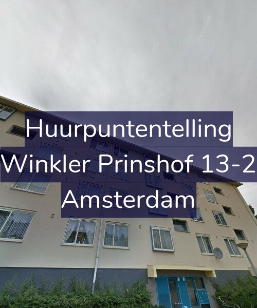 Foto gevel Huurpuntentelling voor Winkler Prinshof 13-2, Amsterdam