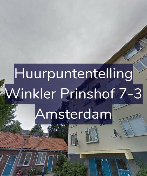 Foto gevel Huurpuntentelling voor Winkler Prinshof 7-3, Amsterdam
