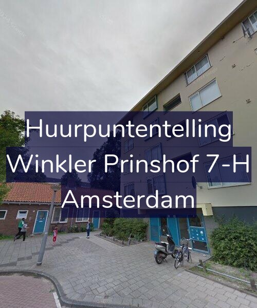 Foto gevel Huurpuntentelling voor Winkler Prinshof 7-H, Amsterdam