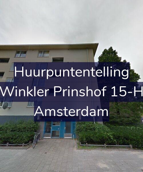 Foto gevel Huurpuntentelling voor Winkler Prinshof 15-H, Amsterdam