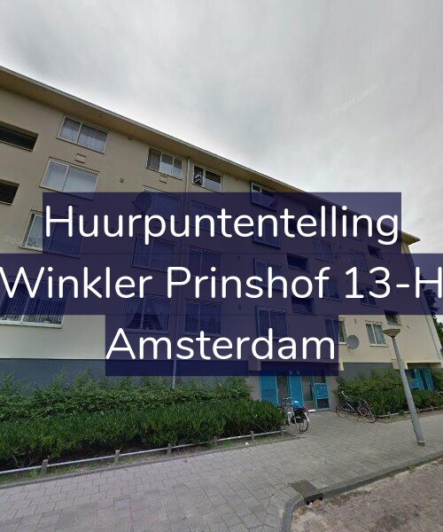 Foto gevel Huurpuntentelling voor Winkler Prinshof 13-H, Amsterdam