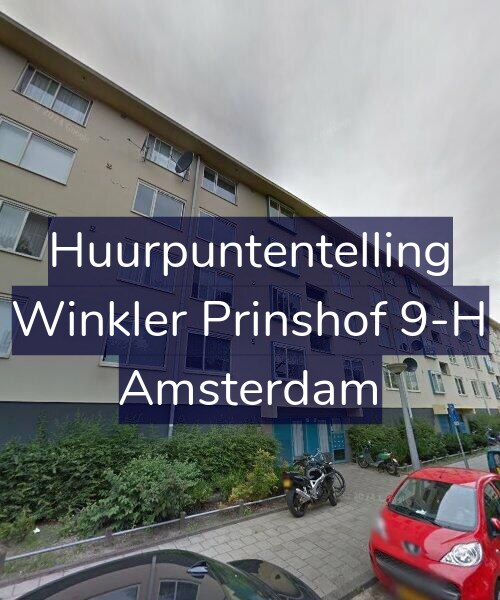 Foto gevel Huurpuntentelling voor Winkler Prinshof 9-H, Amsterdam