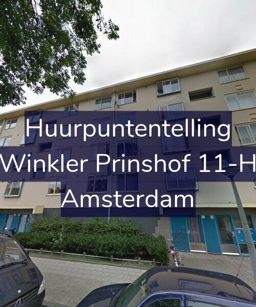 Foto gevel Huurpuntentelling voor Winkler Prinshof 11-H, Amsterdam