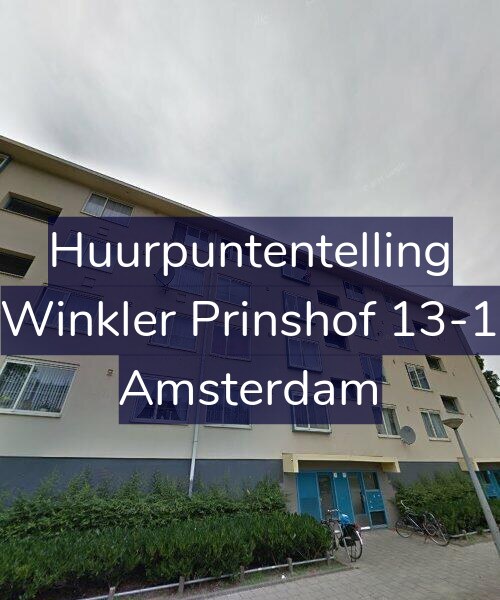 Foto gevel Huurpuntentelling voor Winkler Prinshof 13-1, Amsterdam