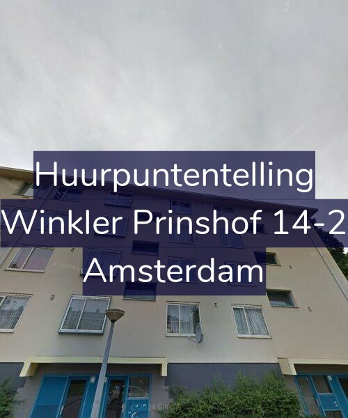 Foto gevel Huurpuntentelling voor Winkler Prinshof 14-2, Amsterdam