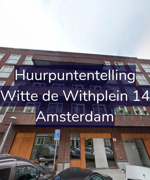 Foto gevel Huurpuntentelling voor Witte de Withplein 14, Amsterdam