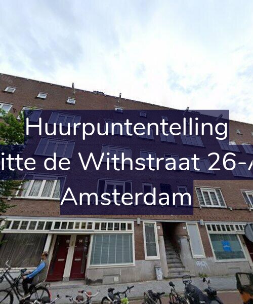 Foto gevel Huurpuntentelling voor Witte de Withstraat 26-A2, Amsterdam