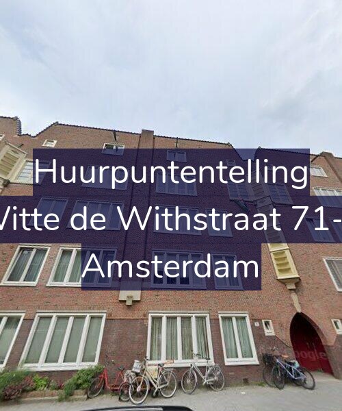 Foto gevel Huurpuntentelling voor Witte de Withstraat 71-B, Amsterdam