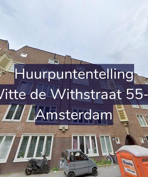 Foto gevel Huurpuntentelling voor Witte de Withstraat 55-B, Amsterdam