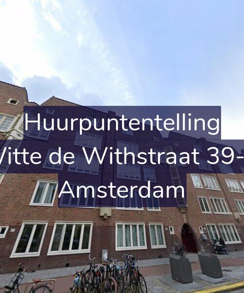 Foto gevel Huurpuntentelling voor Witte de Withstraat 39-D, Amsterdam