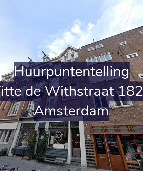 Foto gevel Huurpuntentelling voor Witte de Withstraat 182-2, Amsterdam