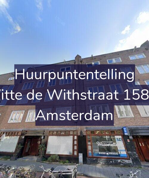 Foto gevel Huurpuntentelling voor Witte de Withstraat 158-1, Amsterdam