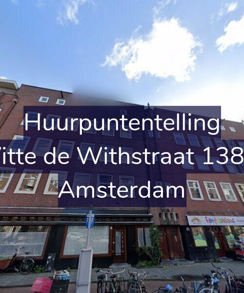 Foto gevel Huurpuntentelling voor Witte de Withstraat 138-2, Amsterdam