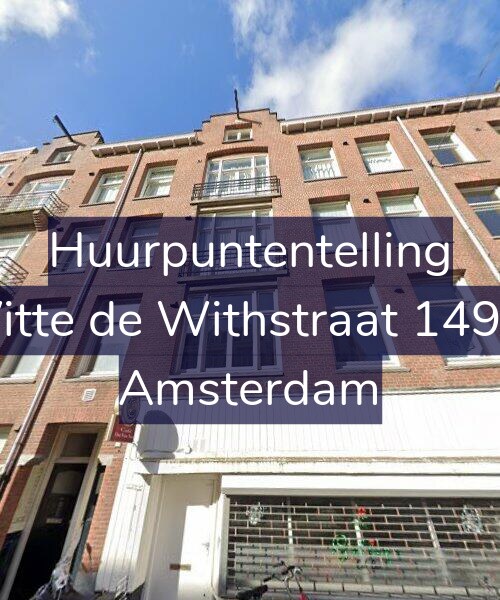 Foto gevel Huurpuntentelling voor Witte de Withstraat 149-2, Amsterdam