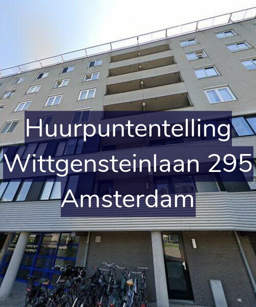Foto gevel Huurpuntentelling voor Wittgensteinlaan 295, Amsterdam