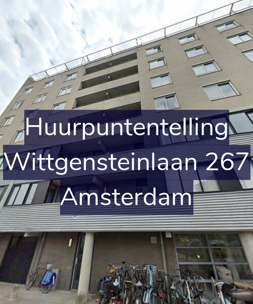 Foto gevel Huurpuntentelling voor Wittgensteinlaan 267, Amsterdam