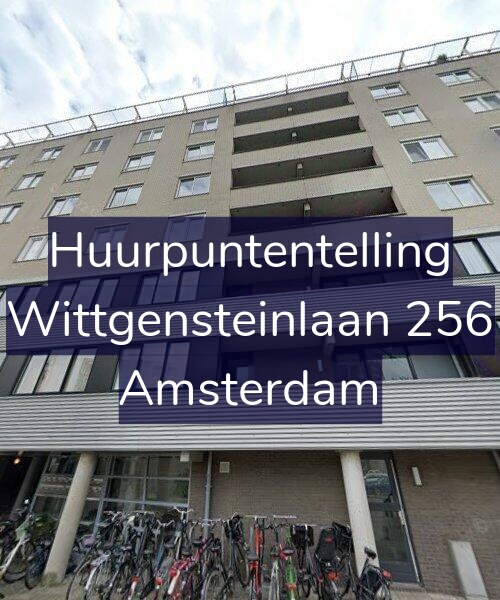Foto gevel Huurpuntentelling voor Wittgensteinlaan 256, Amsterdam