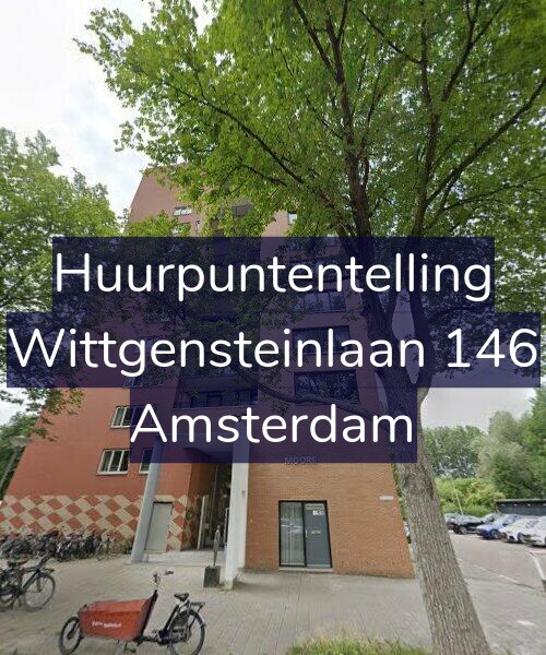 Foto gevel Huurpuntentelling voor Wittgensteinlaan 146, Amsterdam