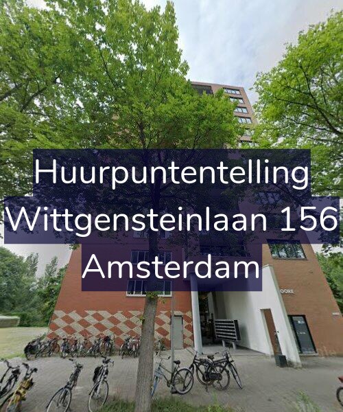 Foto gevel Huurpuntentelling voor Wittgensteinlaan 156, Amsterdam