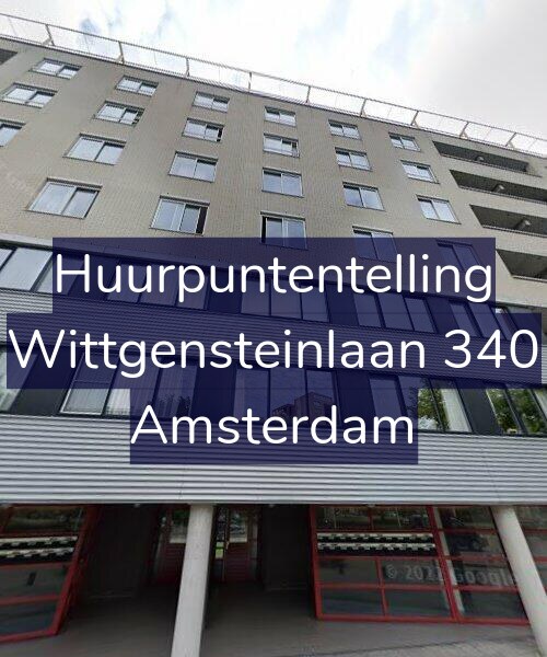 Foto gevel Huurpuntentelling voor Wittgensteinlaan 340, Amsterdam