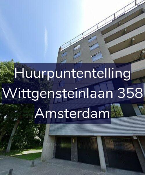 Foto gevel Huurpuntentelling voor Wittgensteinlaan 358, Amsterdam