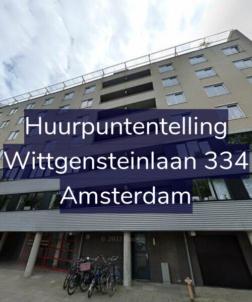 Foto gevel Huurpuntentelling voor Wittgensteinlaan 334, Amsterdam