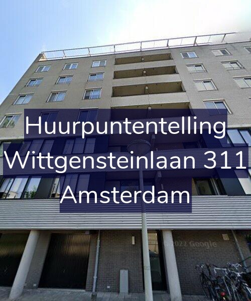 Foto gevel Huurpuntentelling voor Wittgensteinlaan 311, Amsterdam